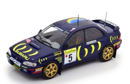 Изображение IXO 1/24 SUBARU Impreza 555 №5 555 Subaru WRT Sainz/Moya победитель Rally Monte-Carlo 1995