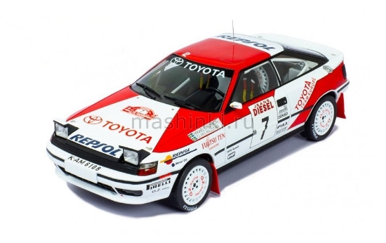 Изображение IXO 1/18 TOYOTA Celica GT-Four (ST165) №7 Marlboro Toyota Team Ericsson/Billstam 6 место Rally San Remo 1990