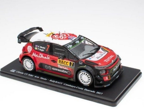 Изображение ALTAYA 1/24 CITROEN C3 WRC №7 CITROEN Total Abu Dhabi WRT Kris Meeke Winner Rally Catalunya 2017