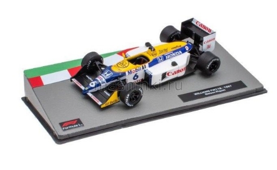 Изображение ALTAYA 1/43 WILLIAMS FW11B №6 Canon Williams Honda Team Nelson Piquet Чемпион мира 1987