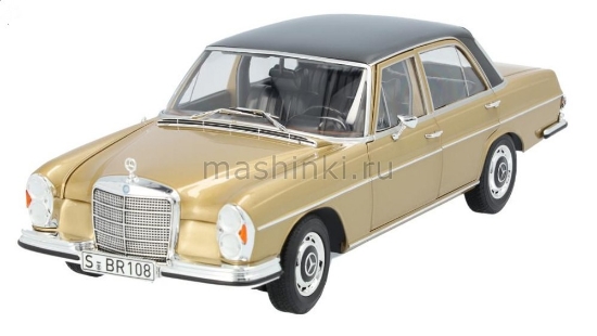 Изображение NOREV 1/18 MERCEDES-BENZ 280 SE tunis beige with black top