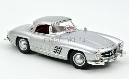 Изображение NOREV 1/18 MERCEDES-BENZ 300 SL Roadster 1957 silver