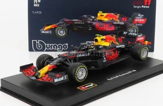 Изображение BBURAGO 1/43 HONDA Red Bull RB16B №11 Red Bull S.Perez Formula 1 2021