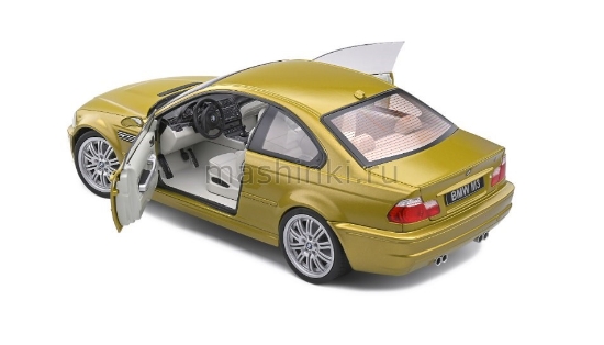 Изображение SOLIDO 1/18 BMW M3 coupe (E46) 2000 yellow