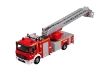 Изображение BBURAGO 1/50 MERCEDES-BENZ Atego Magirus DLK 23/12 пожарная лестница red/красный