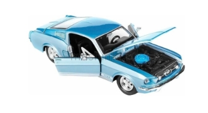 Изображение MAISTO 1/25 FORD Mustang GT 1967 grey/серый