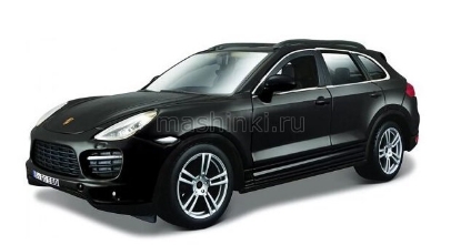 Изображение BBURAGO 1/24 PORSCHE Cayenne Turbo black/черный