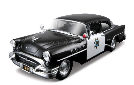 Изображение MAISTO 1/24 BUICK Century 1955 black/черный