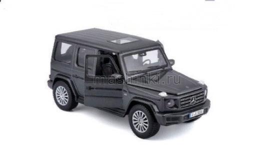 Изображение MAISTO 1/24 MERCEDES-BENZ G-Classe AMG SUV 2019 dark gray/темно-серый