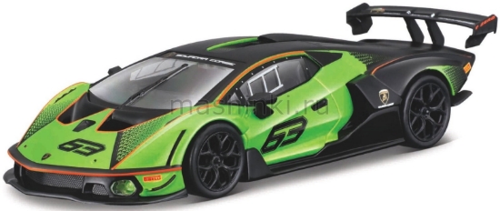 Изображение BBURAGO 1/24 LAMBORGHINI Essenza SCV12 green-black/зелено-черный