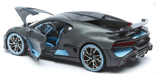 Изображение BBURAGO 1/18 BUGATTI Divo Flat dark grey/серый