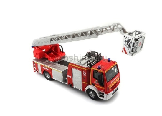 Изображение BBURAGO 1/50 IVECO Magirus 150E 28 (18) пожарная лестница red/красный