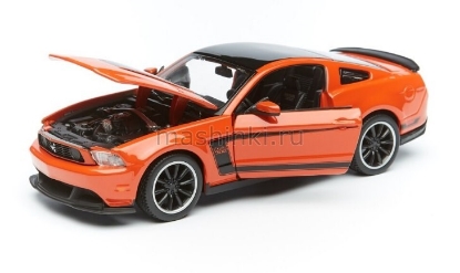 Изображение MAISTO 1/24 FORD Mustang Boss 302 orange/оранжевый