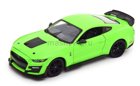 Изображение MAISTO 1/24 FORD Mustang Shelby GT500 2020 green/зеленый