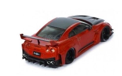 Изображение IXO 1/43 NISSAN 35GT-RR LB-Silhouette WORKS GT (тюнинг R35) 2019 metallic red/black