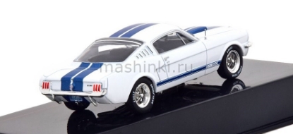 Изображение IXO 1/43 FORD Mustang Shelby GT 350 1965 white/blue