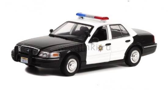 Изображение GREENLIGHT 1/24 FORD Crown Victoria Interceptor Reno Sheriff's Department лейтенанта Джима Дангла (т/c Рино 911) 1998