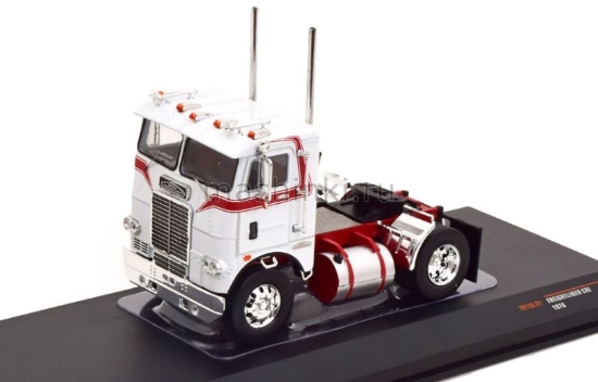 Изображение IXO 1/43 Седельный тягач FREIGHTLINER COE 1976 white-red