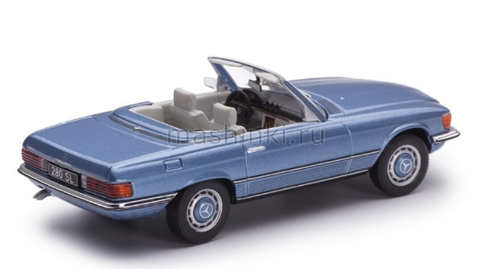 Изображение IXO 1/43 MERCEDES-BENZ 280 SL (R107) 1979 metallic light blue