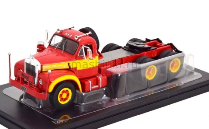 Изображение IXO 1/43 Седельный тягач MACK B 61 6х4 1953 red-yellow