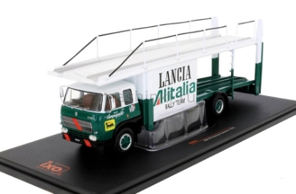 Изображение IXO 1/43 FIAT 673 автовоз-техничка Lancia Alitalia Rally Team 1976 green/white