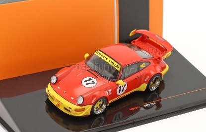 Изображение IXO 1/43 PORSCHE 911 (964) RWB №17 Idlers 2020 red/yellow