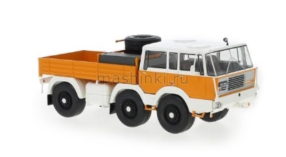 Изображение IXO 1/43 TATRA 813 TP 6x6 балластный тягач 1968 orange/white