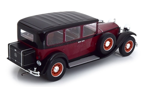 Изображение MODELCAR 1/18 MERCEDES-BENZ Typ Nurburg 460/460 K (W08) 1928 dark red/black