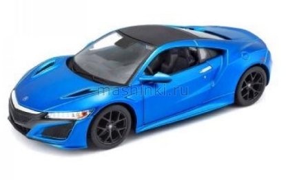 Изображение MAISTO 1/24 ACURA NSX 2017 met blue/синий