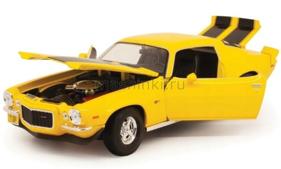 Изображение MAISTO 1/18 CHEVROLET Camaro 1971 yellow/желтый