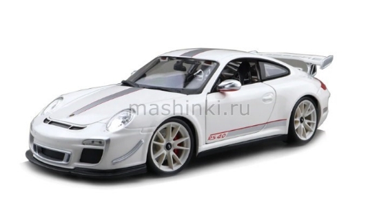 Изображение BBURAGO 1/18 PORSCHE GT3 RS 4.0 white/белый