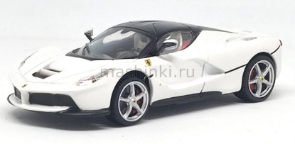 Изображение BBURAGO 1/43 FERRARI LaFerrari white/белый