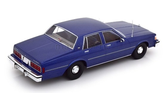 Изображение MODELCAR 1/18 CHEVROLET Caprice FBI Police 1987 metallic dark blue