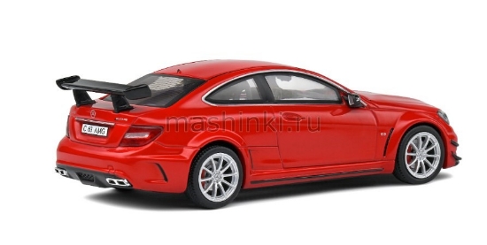 Изображение SOLIDO 1/43 MERCEDES-BENZ C63 AMG Black Series 2012 red