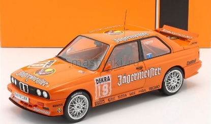 Изображение IXO 1/18 BMW M3 (E30) №19 Jagermeister Hahne DTM Nurburgring 1992