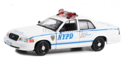 Изображение GREENLIGHT 1/43 FORD Crown Victoria Police Interceptor (NYPD) New York City Police Department 2003 (т/c Куантико)