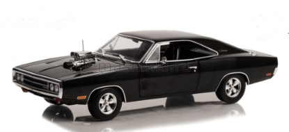 Изображение GREENLIGHT 1/18 DODGE Charger with Blown Engine 1970 black