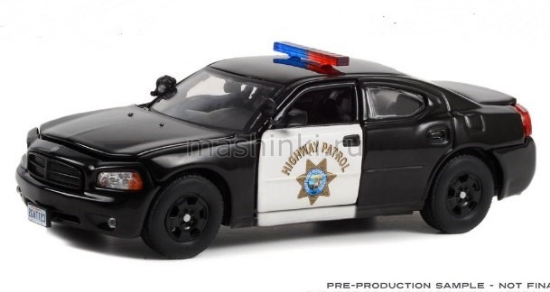 Изображение GREENLIGHT 1/43 DODGE Charger California Highway Patrol 2006 (т/c Новобранец)