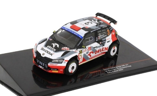 Изображение IXO 1/43 SKODA Fabia Rally 2 Evo №3 Marczyk/Gosporarczyk Rally Polen 2022