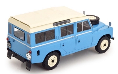 Изображение WHITEBOX 1/24 LAND ROVER Series III 109 1980 light blue