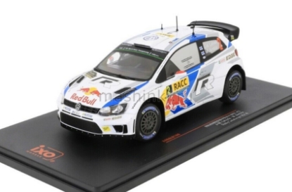 Изображение IXO 1/24 VW Polo R WRC №2 Red Bull Volkswagen Motorsport Latvala/Anttila 2 место Rally Catalunya 2014