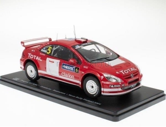 Изображение ALTAYA 1/24 PEUGEOT 307 WRC №5 Marlboro Peugeot Total Gronholm/Rautiainen Winner Neste Rally Finland 2004