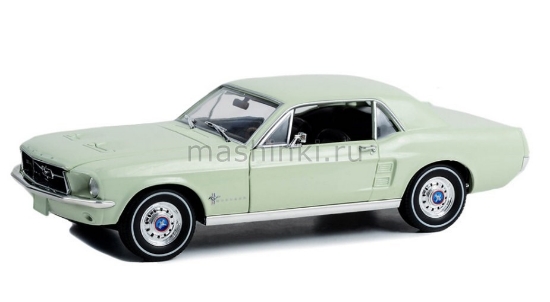 Изображение GREENLIGHT 1/18 FORD Mustang Coupe She Country Special 1967 limelite green