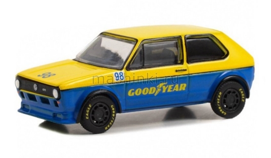 Изображение GREENLIGHT 1/64 VW Golf Mk.I GTI Widebody №98 Goodyear Tires 1976