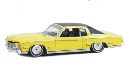 Изображение GREENLIGHT 1/64 CHEVROLET Monte Carlo 1971 sunflower yellow/black