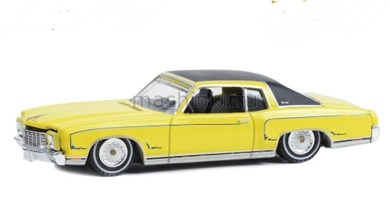 Изображение GREENLIGHT 1/64 CHEVROLET Monte Carlo 1971 sunflower yellow/black