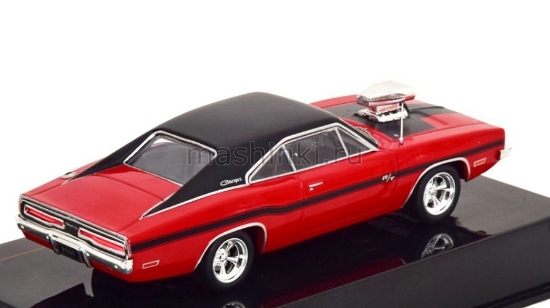 Изображение IXO 1/43 DODGE Charger R/T 1970 red/black