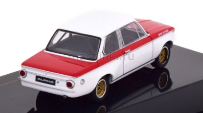 Изображение IXO 1/43 BMW Alpina 2002 Tii 1972 white/red