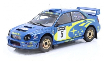 Изображение IXO 1/24 SUBARU Impreza S7 WRC №5 Subaru WRT Burns/Reid 3 место Rally Great Britain Чемпион мира 2001