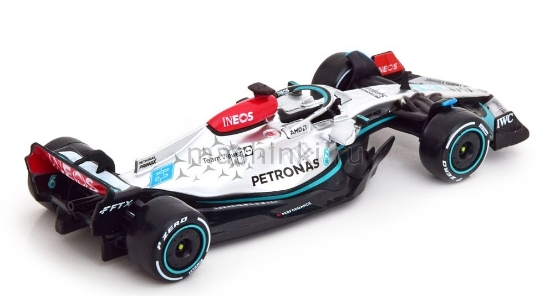 Изображение BBURAGO 1/43 MERCEDES AMG F1 W13 E Performance №63 Petronas Team G.Russell Formula 1 2022